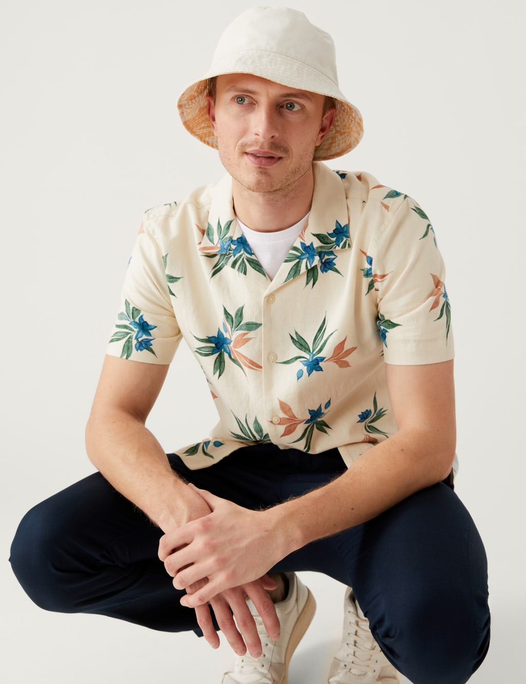 Pure Cotton Reversible Bucket Hat image 2