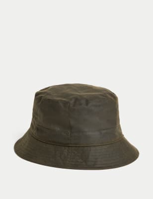 

Mens M&S Collection Waxed Cotton Bucket Hat with Thermowarmth™ - Khaki Mix, Khaki Mix