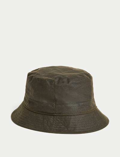 Waxed Cotton Bucket Hat with Thermowarmth™