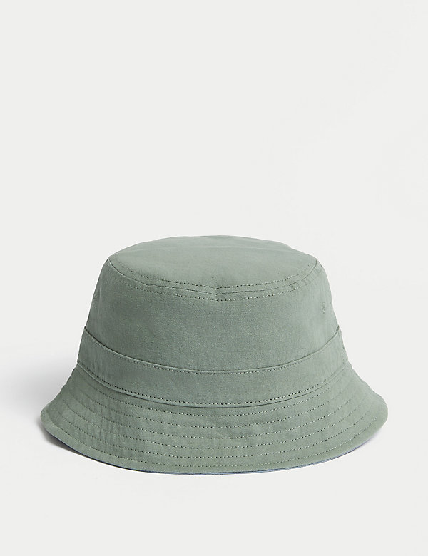 Pure Cotton Reversible Bucket Hat - US