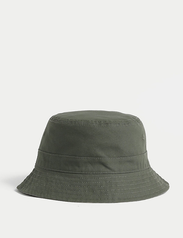 Pure Cotton Reversible Bucket Hat - GR