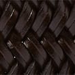 Plaited Leather Belt - brown