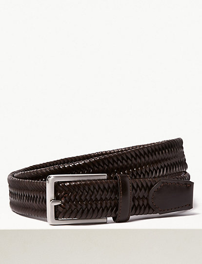 Plaited Leather Belt