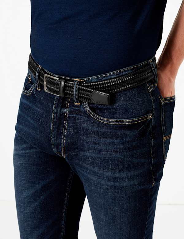 Plaited Leather Belt