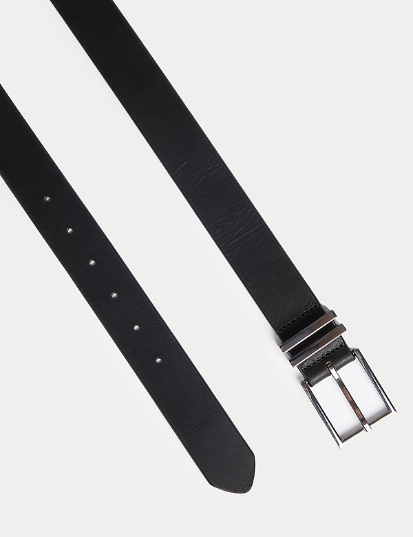 Black Leather Belt - FI