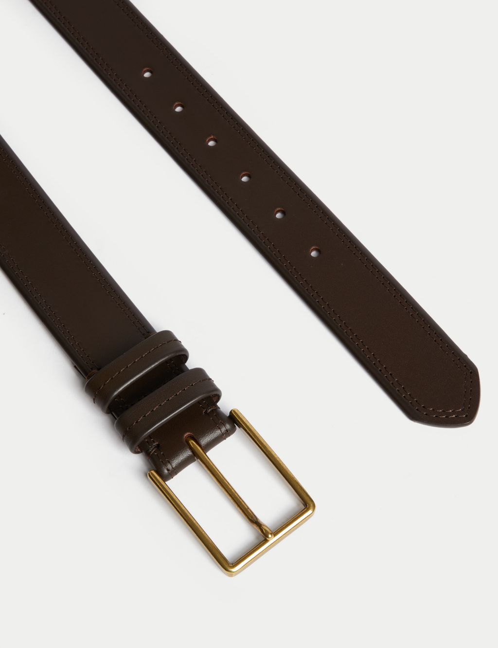 Leather Stitch Detail Belt image 2