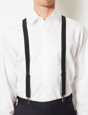 

M&S Collection Tirantes ajustables finosMens - Black, Black
