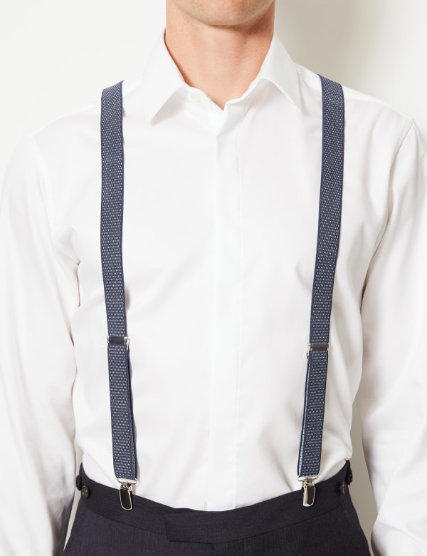 Slim Adjustable Polka Dot Braces