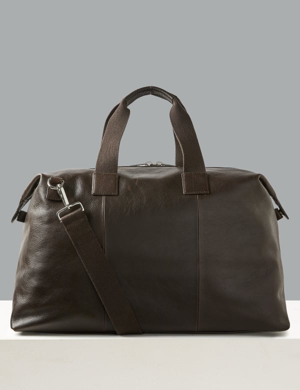 Casual Leather Holdall