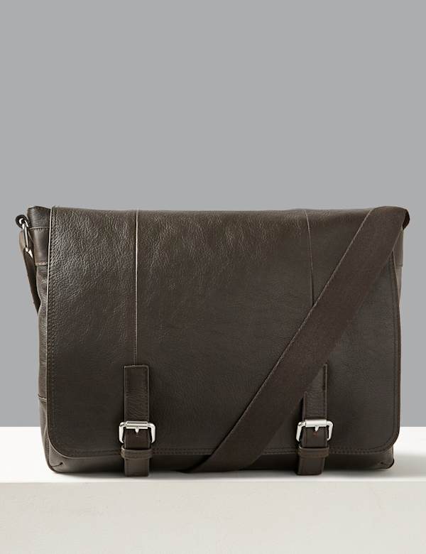Leather Messenger Bag