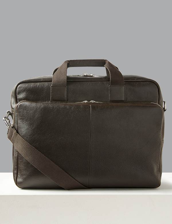 Casual Leather Briefcase