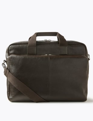 premium leather briefcase