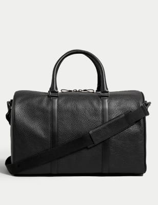 

M&S Collection Bolsa de viaje de pielMens - Negro, Negro