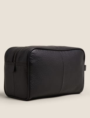 Leather Washbag - DE