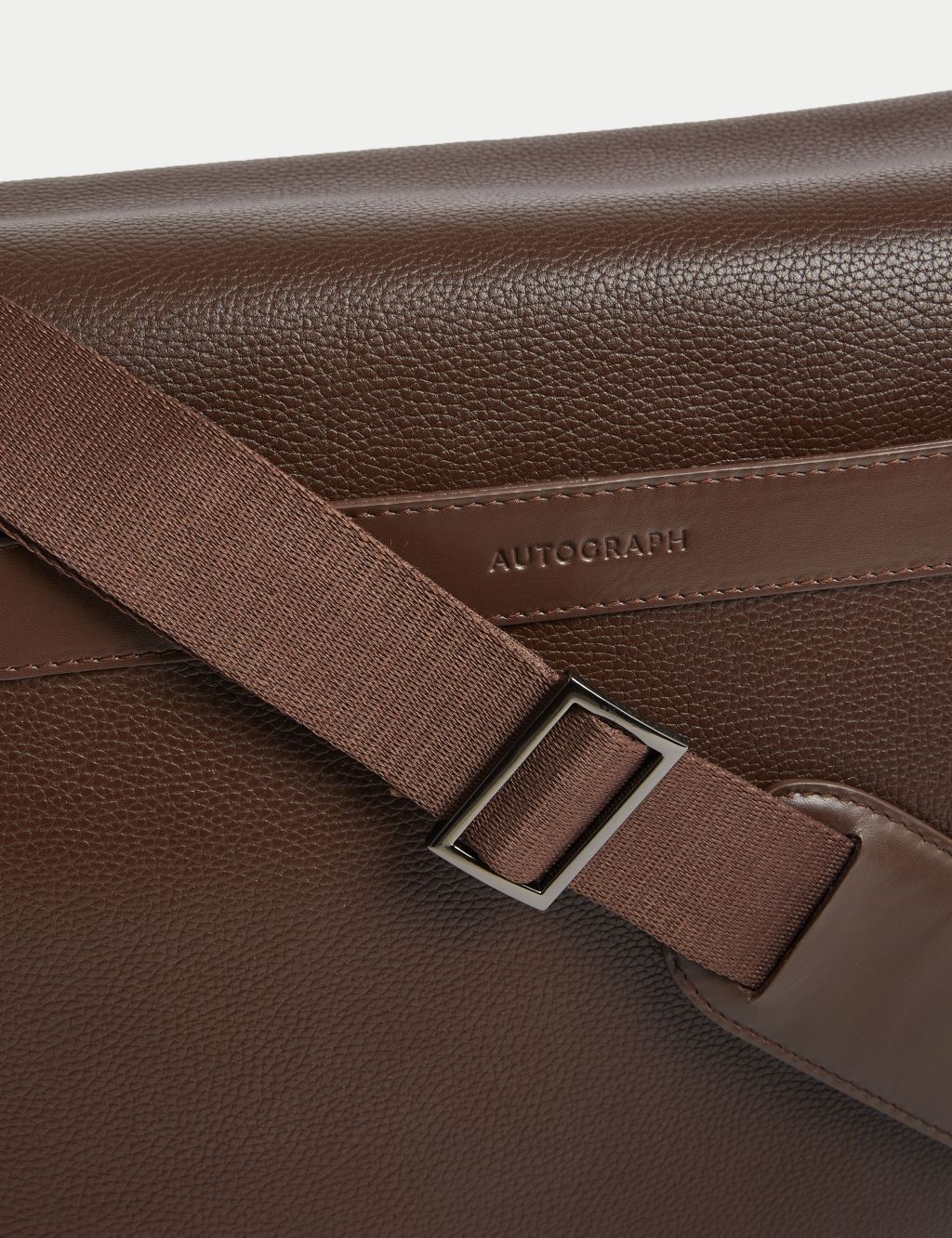Leather Messenger Bag image 2