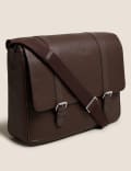 Marks and spencer leather messenger outlet bag