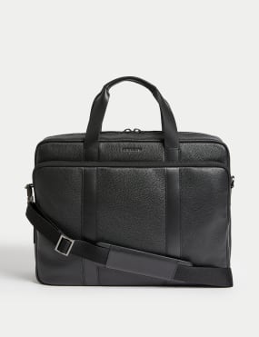 M&s mens hotsell leather holdall