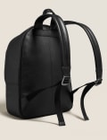 Leather Pebble Grain Backpack