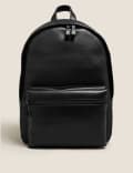 Leather Pebble Grain Backpack