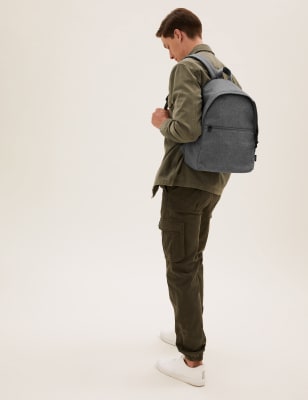 

M&S Collection Mochila Pro-Tect™ de poliéster recicladoMens - Gris, Gris