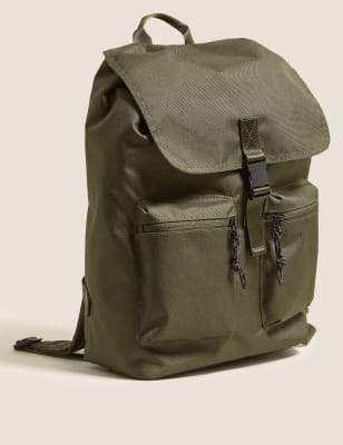 

Mens M&S Collection Pro-Tect™-Rucksack aus recyceltem Polyester - Khaki Dunkel, Khaki Dunkel