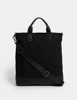 M&S Men's Tote Bag - Black, Black