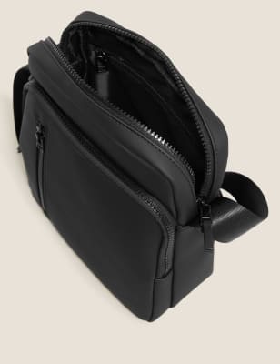 Rubberised Cross Body Bag