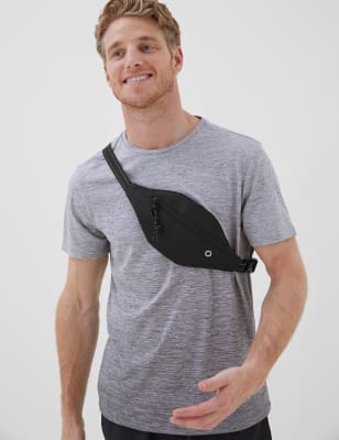 

Mens GOODMOVE Sport-Umhängetasche - Black, Black