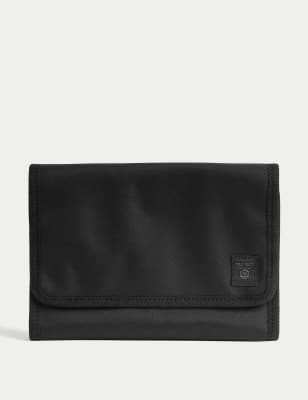 

Mens M&S Collection Recycled Polyester Pro-Tect™ Washbag - Black, Black