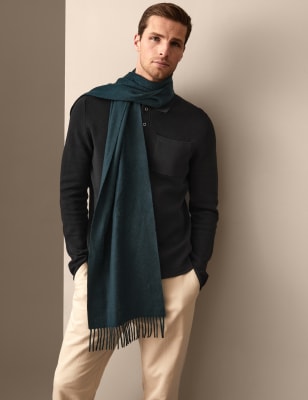 Marks and spencer mens cashmere scarf sale