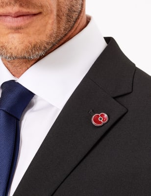 Pince coquelicot avec &eacute;tiquette