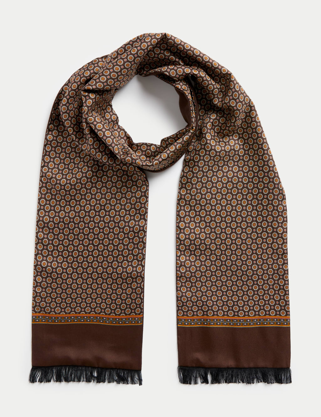 MEN'S SILK SACRF BROWN - CHARLES