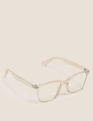 

Mens M&S Collection Brille mit blautönung - Klar, Klar