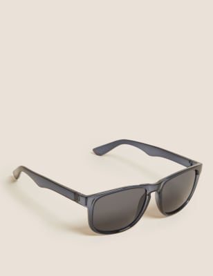 

Mens M&S Collection Sonnenbrille mit D-Rahmen - Blau, Blau