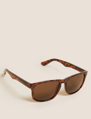 

Mens M&S Collection D Frame Sunglasses - Brown Mix, Brown Mix