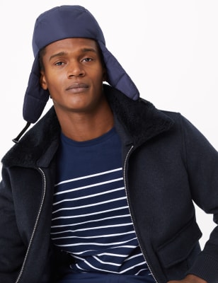 m&s mens trapper hat