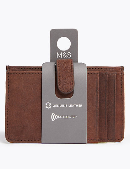 Leather Cardsafe™ Card Holder