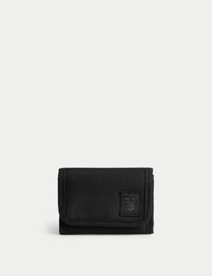 

Mens M&S Collection Recycled Polyester Pro-Tect™ Bi-fold Wallet - Black, Black