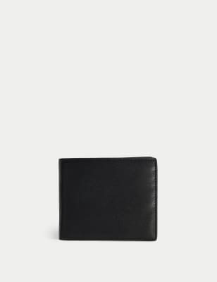 Jaeger Mens Leather Cardsafe Wallet - Black, Black