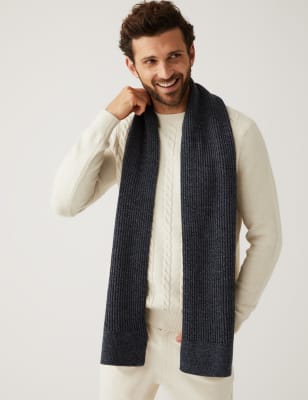 Knitted Textured Scarf