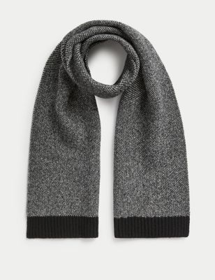 Textured Knitted Scarf