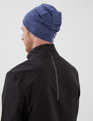 

Mens GOODMOVE Beanie Hat - Blue Mix, Blue Mix