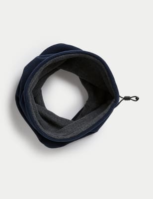 

Mens M&S Collection Fleece Snood - Navy Mix, Navy Mix