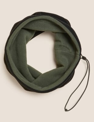 

Mens M&S Collection Fleece-Snood - Black Mix, Black Mix