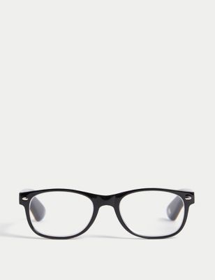 M&S Mens Reading Glasses - 1.5 - Black, Black,Brown Mix