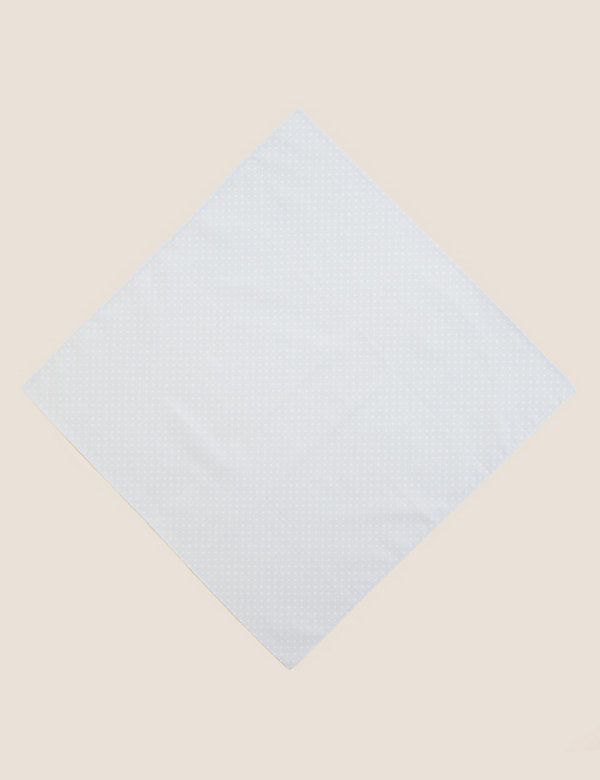5pk Pure Cotton Handkerchiefs - SG