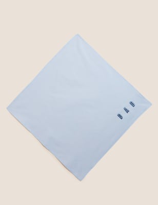 

Mens M&S Collection 3er-Pack antibakterielle Taschentücher aus reiner Baumwolle - Blau Melange, Blau Melange