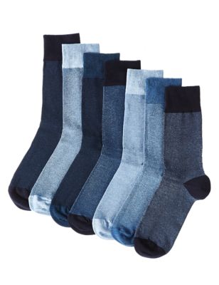 M&S Mens 7pk Cool & Fresh  Socks