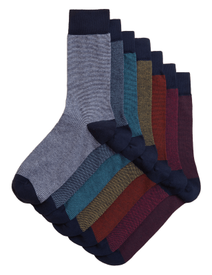 

Mens M&S Collection 7pk Cool & Fresh™ Socks - Multi, Multi