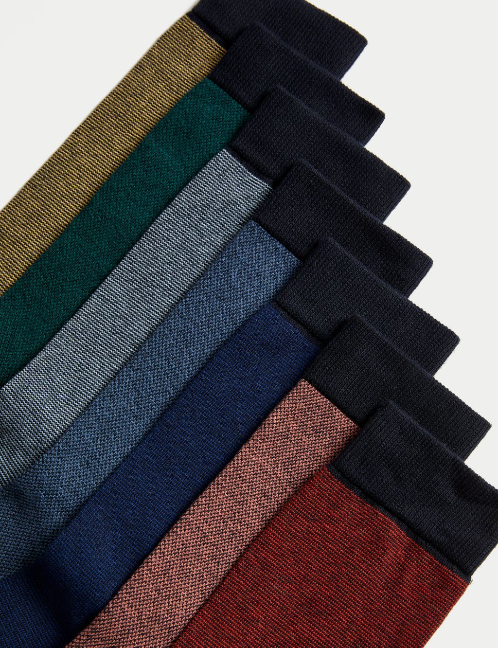 7pk Cool & Fresh™ Striped Cotton Rich Socks image 2